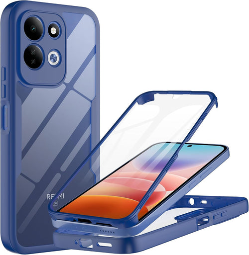 Husă pentru Xiaomi Redmi 17 4G / Redmi 17 5G, Techsuit ColorVerse 360 Series cu Protector de Ecran, Albastră