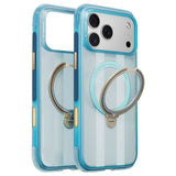 Husă pentru iPhone 17 Pro / iPhone 18 Pro, Torras Ostand Q3 Air Football Series, Bleu