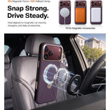 Husă pentru iPhone 17 Pro / iPhone 18 Pro, Torras QPRO Leather Series, Mov