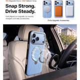 Husă pentru iPhone 17 Pro / iPhone 18 Pro, Torras QPRO Leather Series, Albastră