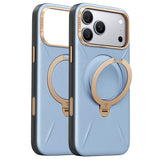 Husă pentru iPhone 17 Pro Max / iPhone 18 Pro Max, Torras QPRO Leather Series, Albastră