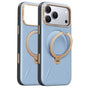 Husă pentru iPhone 17 Pro Max / iPhone 18 Pro Max, Torras QPRO Leather Series, Albastră