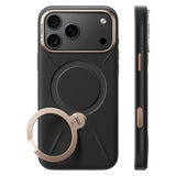 Husă pentru iPhone 17 Pro / iPhone 18 Pro, Torras QPRO Leather Series, Neagră