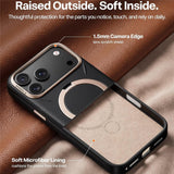 Husă pentru iPhone 17 Pro / iPhone 18 Pro, Torras QPRO Leather Series, Neagră
