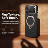 Husă pentru iPhone 17 Pro Max / iPhone 18 Pro Max, Torras QPRO Leather Series, Neagră