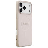Husă pentru iPhone 17 Pro Max / iPhone 18 Pro Max, Guess Saffiano MagSafe, Roz