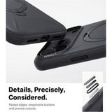 Husă pentru iPhone 17 Pro Max / iPhone 18 Pro Max, Torras QPRO Silicone Series, Neagră