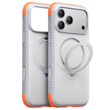 Husă pentru iPhone 17 Pro / iPhone 18 Pro, Torras Ostand Q3 Rugged, Albă