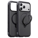 Husă pentru iPhone 17 Pro / iPhone 18 Pro, Torras Ostand Q3 Rugged, Neagră