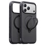 Husă pentru iPhone 17 Pro Max / iPhone 18 Pro Max, Torras Ostand Q3 Rugged, Neagră