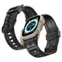 Curea smartwatch pentru Apple Watch 44/45/46/49mm (Serii 4-12, SE, Ultra), Spigen Rugged Band Ultra, Neagra