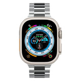 Curea smartwatch pentru Apple Watch 44/45/46/49mm, Spigen Modern Fit 316L, Argintie