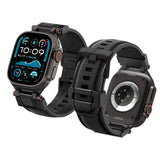 Curea smartwatch pentru Apple Watch 44/45/46/49mm, Spigen DuraPro Armor, Neagra