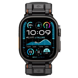 Curea smartwatch pentru Apple Watch 44/45/46/49mm, Spigen DuraPro Armor, Neagra