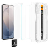 Folie telefon pentru Samsung Galaxy S26 FE, Spigen Glas.tR EZ-Fit Pro HD, set 2 bucăți, Transparentă