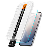 Folie telefon pentru Samsung Galaxy S26 FE, Spigen Glas.tR EZ-Fit Pro HD, set 2 bucăți, Transparentă