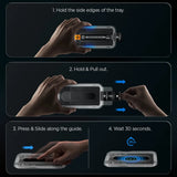 Folie telefon pentru Samsung Galaxy S26 FE, Spigen Glas.tR EZ-Fit Pro HD, set 2 bucăți, Transparentă