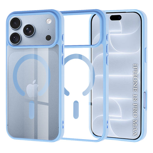 Husă pentru iPhone 17 Pro Max / iPhone 18 Pro Max, Techsuit MagSafe Pro, Albastru deschis