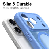 Husă pentru iPhone 17 Pro Max / iPhone 18 Pro Max, Techsuit HaloFrost II MagSafe, Albastru deschis