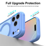 Husă pentru iPhone 17 Pro / iPhone 18 Pro, Techsuit HaloFrost II MagSafe, Albastră