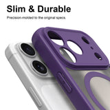 Husă pentru iPhone 17 Pro / iPhone 18 Pro, Techsuit HaloFrost II MagSafe, Vișinie