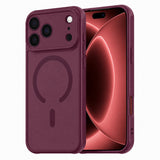 Husă pentru iPhone 17 Pro Max / iPhone 18 Pro Max, Techsuit HaloFrost II MagSafe, Vișinie