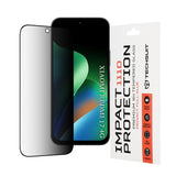 Folie telefon pentru Xiaomi Redmi 17 4G / Redmi 17 5G, Techsuit 111D Privacy Full Glue, Neagra