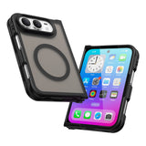 Husă pentru iPhone Duo, Techsuit HaloFrost II MagSafe, Neagră