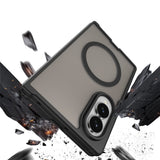 Husă pentru iPhone Duo, Techsuit HaloFrost II MagSafe, Neagră