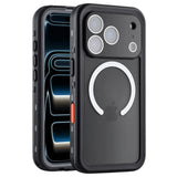 Husă impermeabilă IP68 pentru iPhone 17 Pro / iPhone 18 Pro, ShellBox, Neagră