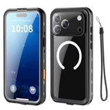 Husă impermeabilă IP68 pentru iPhone 17 Pro / iPhone 18 Pro, ShellBox, Neagră