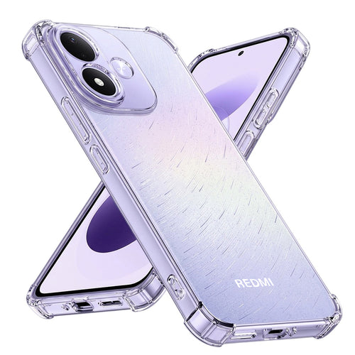 Husă pentru Xiaomi Redmi Note 17 4G / Redmi Note 17 5G, Techsuit Shockproof Clear Silicone, Transparentă