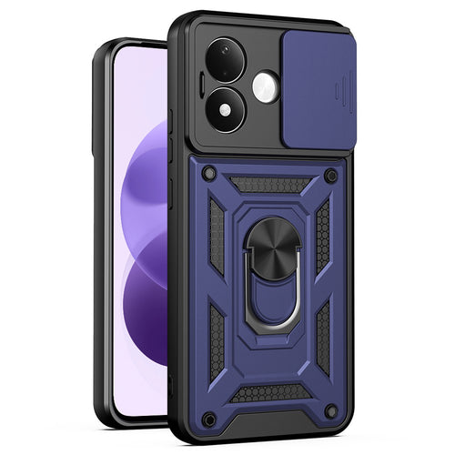 Husă pentru Xiaomi Redmi Note 17 4G / Redmi Note 17 5G, Techsuit CamShield Series, Albastră