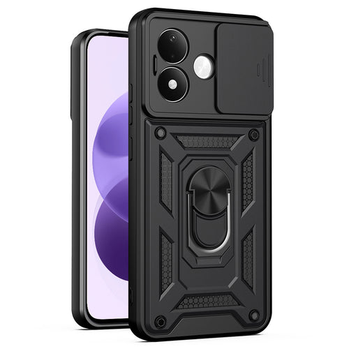 Husă pentru Xiaomi Redmi Note 17 4G / Redmi Note 17 5G, Techsuit CamShield Series, Neagră