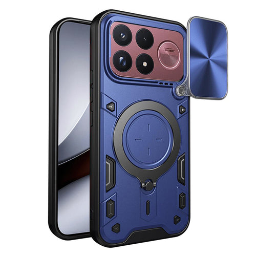 Husă pentru Xiaomi Poco F9 Ultra, Techsuit CamGuard Pro, Albastră