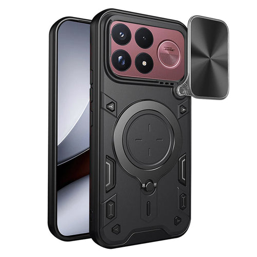 Husă pentru Xiaomi Poco F9 Ultra, Techsuit CamGuard Pro, Neagră