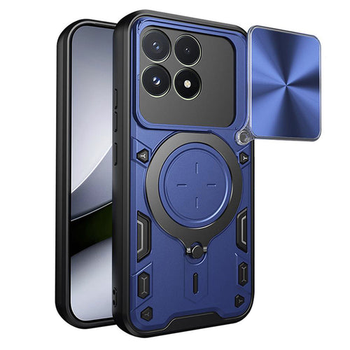 Husă pentru Xiaomi Poco F9 Pro, Techsuit CamGuard Pro, Albastră
