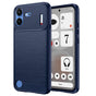 Husă pentru Nothing Phone (4b), Techsuit Carbon Silicone, Albastră