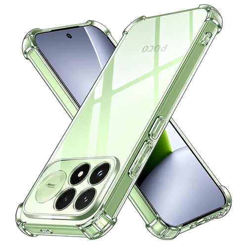 Husă pentru Xiaomi Poco F9 Pro, Techsuit Shockproof Clear Silicone, Transparentă