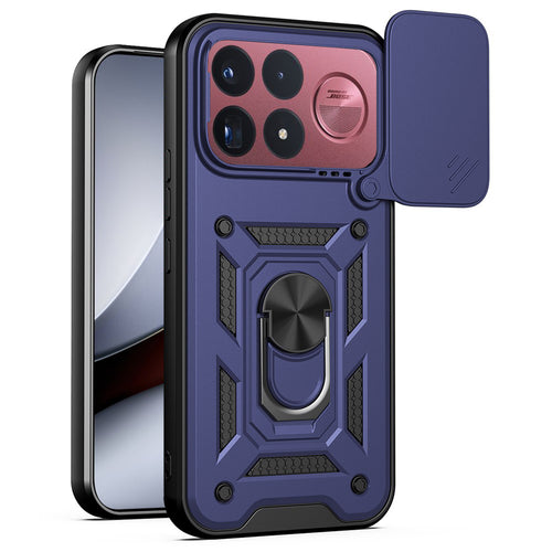 Husă pentru Xiaomi Poco F9 Ultra, Techsuit CamShield Series, Albastră