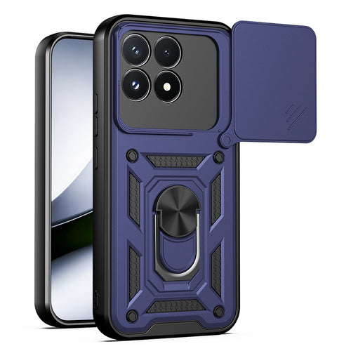 Husă pentru Xiaomi Poco F9 Pro, Techsuit CamShield Series, Albastră