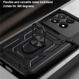 Husă pentru Xiaomi Poco F9 Pro, Techsuit CamShield Series, Albastră