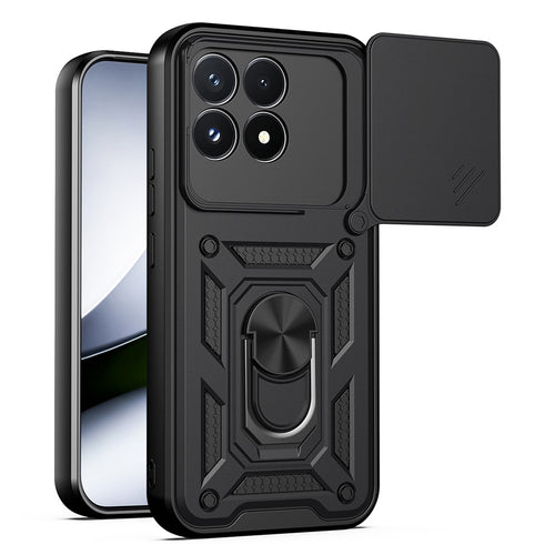 Husă pentru Xiaomi Poco F9 Pro, Techsuit CamShield Series, Neagră