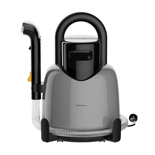 Aparat de curățat cu abur Deerma Fabric Cleaner BY200 S, 1200W, 13000Pa, 50°C, rezervor apă curată/murdară, 2 moduri, 3 perii, IPX4, Negru
