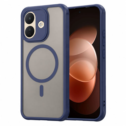 Husă pentru Xiaomi Redmi Note 17 Pro 5G, Techsuit HaloFrost II MagSafe, Bleumarin