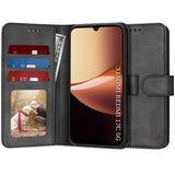 Husa pentru Xiaomi Redmi 17C 5G, Techsuit Diary Book, Neagra