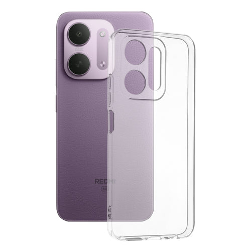 Husă pentru Xiaomi Redmi 17C 5G, Techsuit Clear Silicone, Transparentă