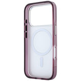 Husă pentru iPhone 17 Pro Max / iPhone 18 Pro Max, Karl Lagerfeld IML Ikonik Sketch Print MagSafe, Bordo