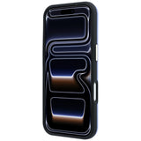 Husă pentru iPhone 17 Pro Max / iPhone 18 Pro Max, Guess Grained Leather and Big Resin Logo, Albastru deschis