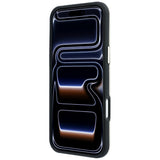 Husă pentru iPhone 17 Pro / iPhone 18 Pro, Guess Grained Leather Round Strass Logo MagSafe, Roz